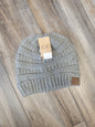 Solid Ribbed Knit C.C. Beanie