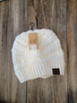 Solid Ribbed Knit C.C. Beanie