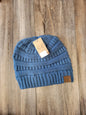 Solid Ribbed Knit C.C. Beanie