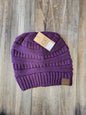 Solid Ribbed Knit C.C. Beanie