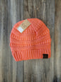 Solid Ribbed Knit C.C. Beanie