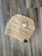 Solid Ribbed Knit C.C. Beanie