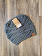 Solid Ribbed Knit C.C. Beanie