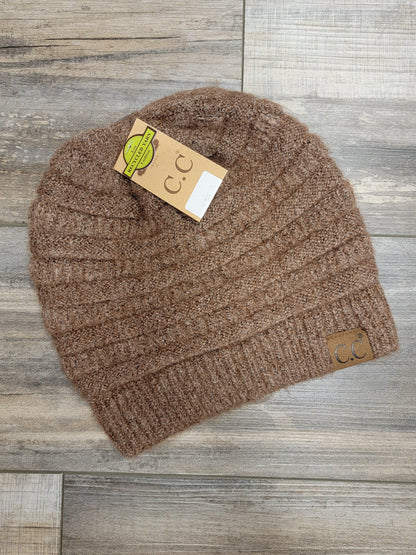 Ribbed Heather Soft Beanie