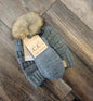 Baby Knit Pom Beanie with Mittens