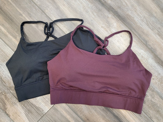 Buttersoft Sports Bra with Adjustable Straps