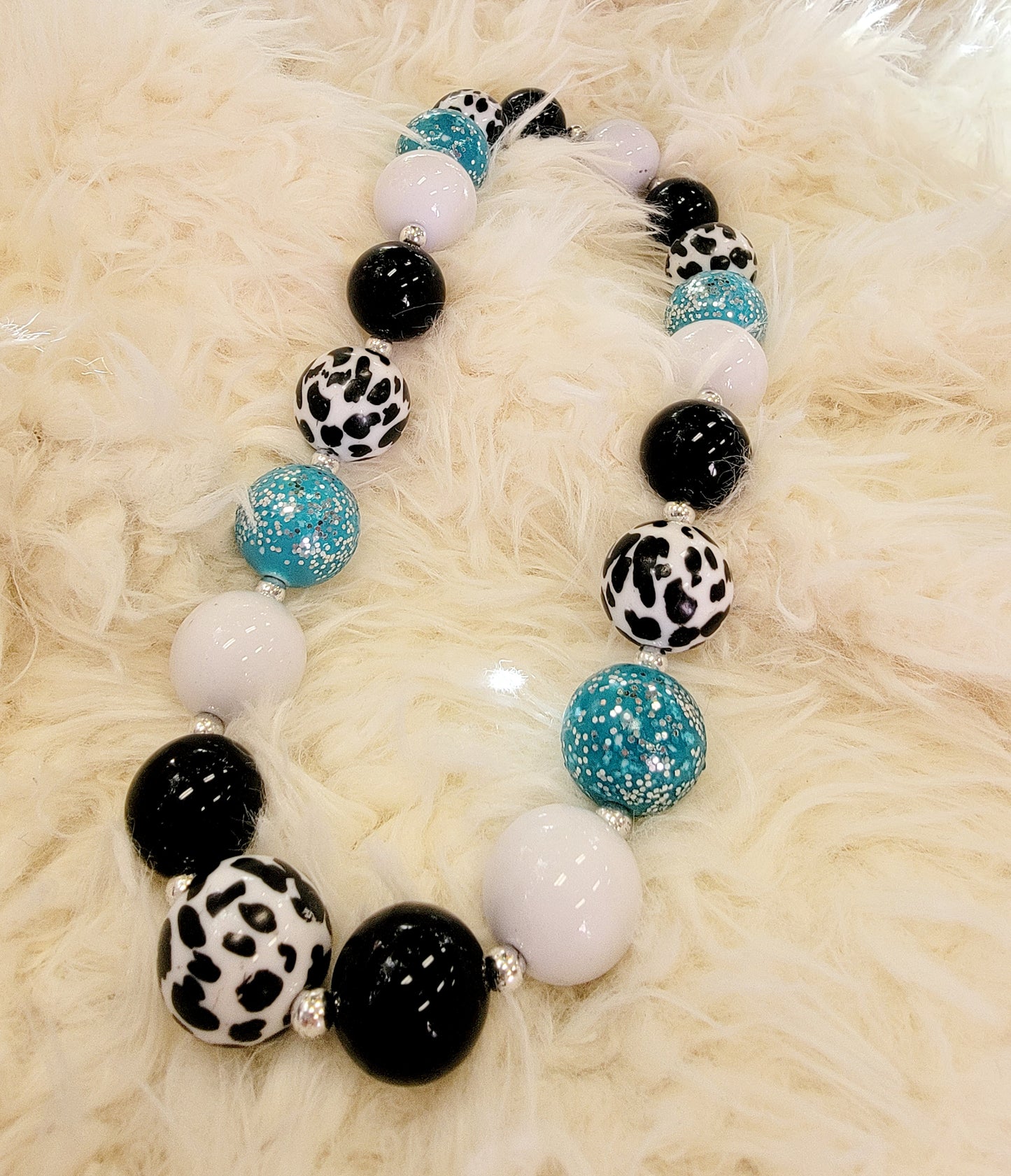 Girls Chunky Beaded Necklace