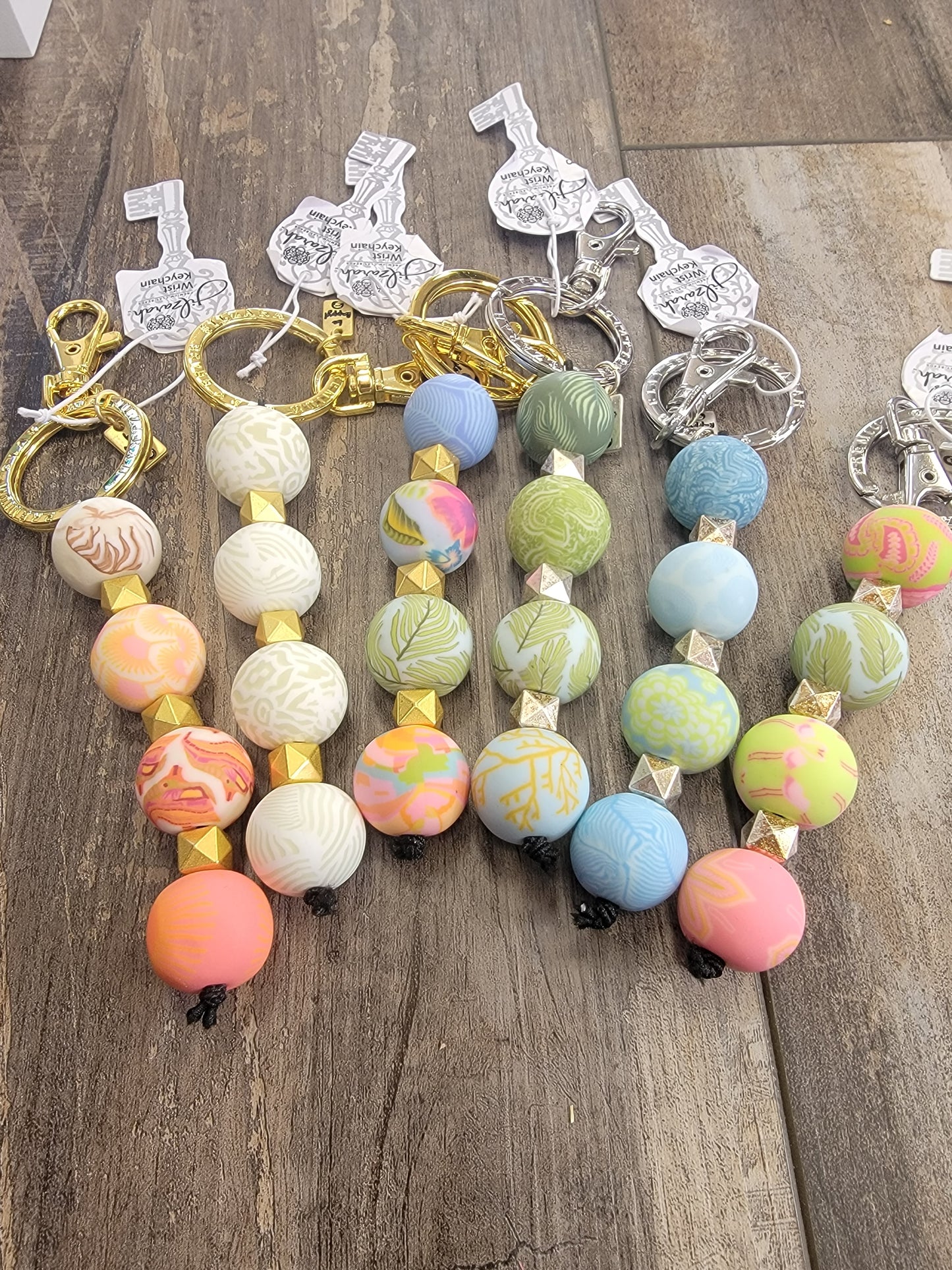 Clay Beaded Keychain