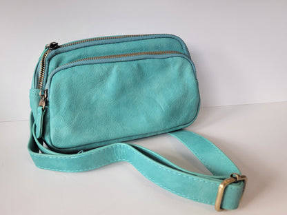 Kylie Double Zip Sling/ Belt Bag