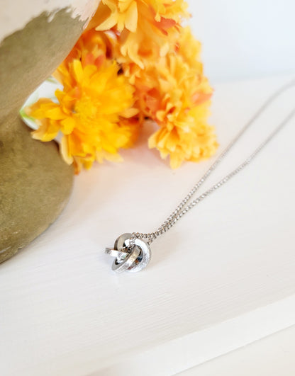 Silver Knot Necklace