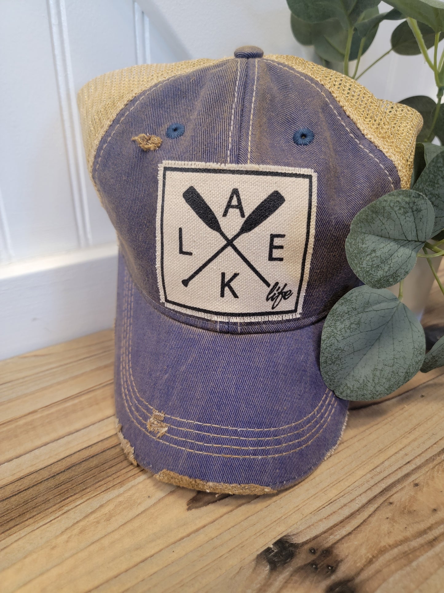 Navy Lake Life Ball Cap