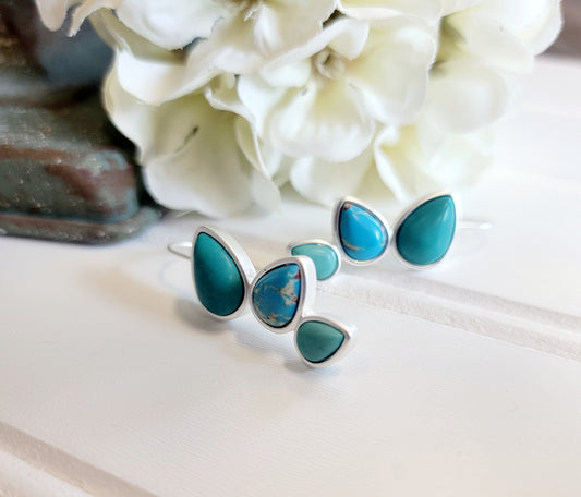 Turquoise Teardrop Earring