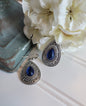 Blue Teardrop Earring