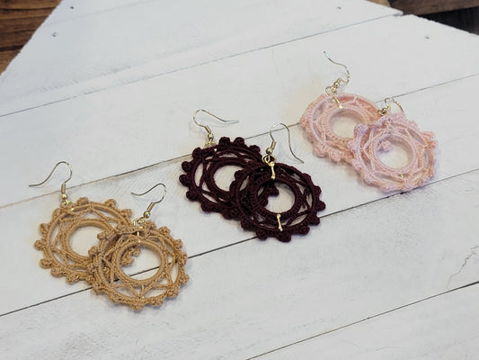 Crochet Dangle Earrings