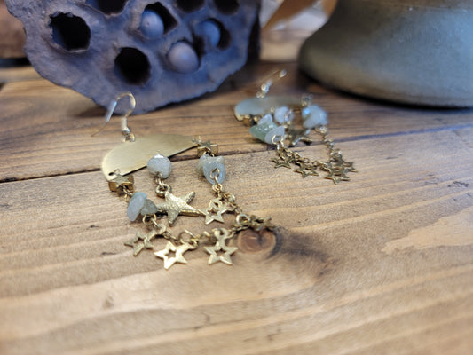 Gold Star Earrings