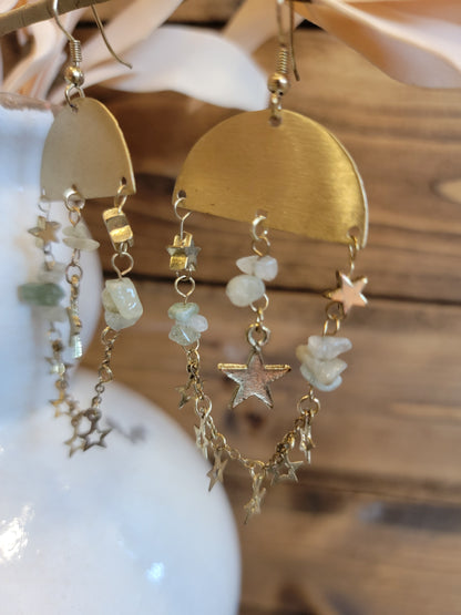 Gold Star Earrings