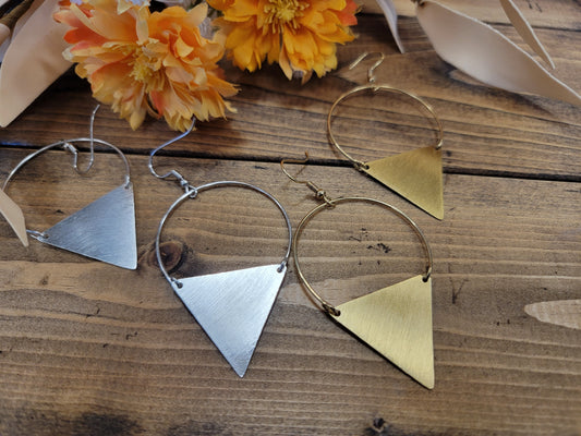 Geometric Dangle Earrings