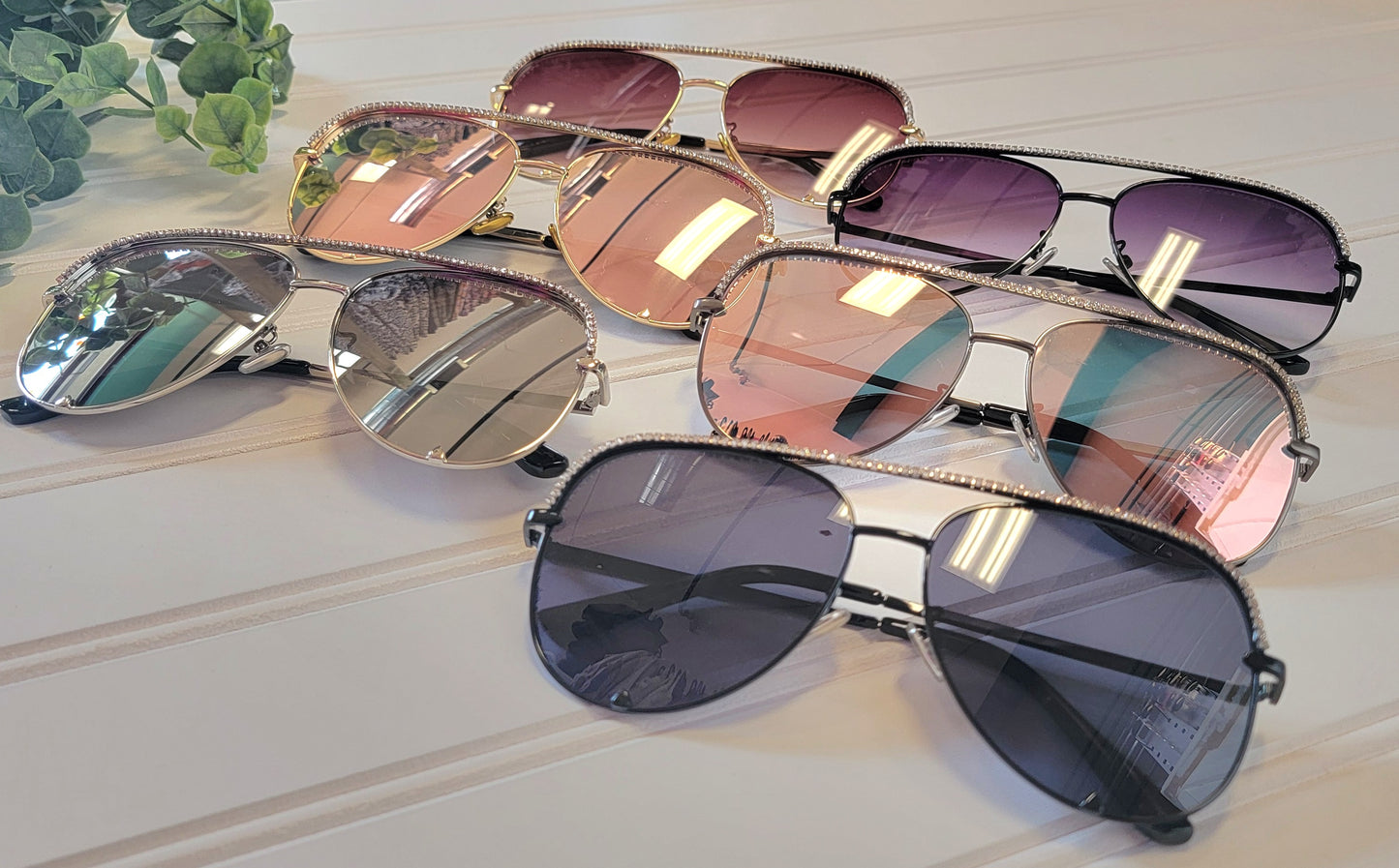 Dare to Dazzle Aviator Sunglasses