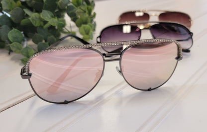 Dare to Dazzle Aviator Sunglasses