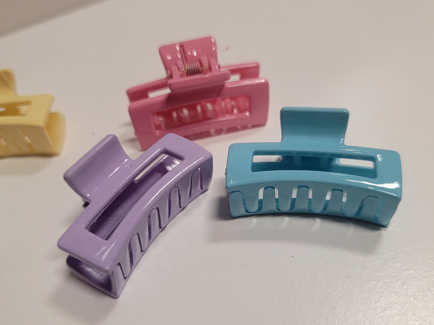 3 Pcs Mini Rectangle Hair Clips