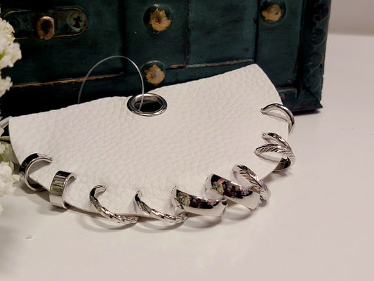 Set of 5 Silver Huggie Hoop Earrings