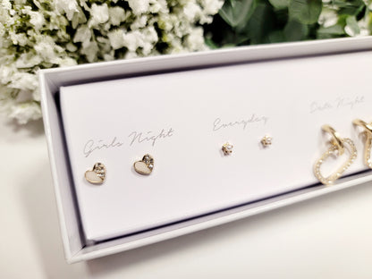 Weekday LOVE Earring Set