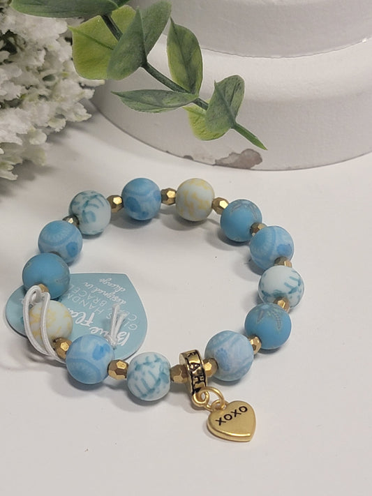 Flamingo Blue Girls Bracelet