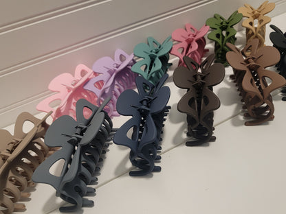 Matte Jumbo Hair Clips