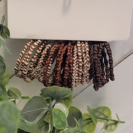 Brown Tone Ponytail Holders