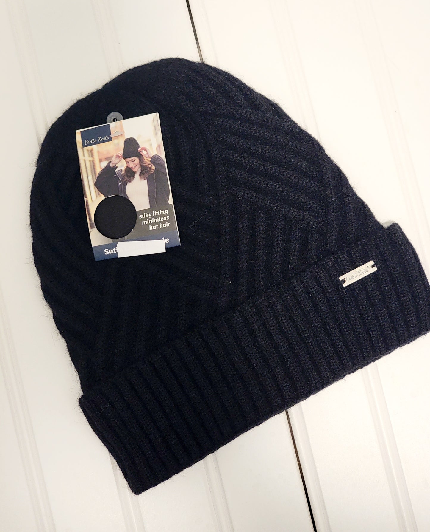 Satin Lined Knit Beanie