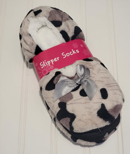 Leopard Soft Winter Slipper