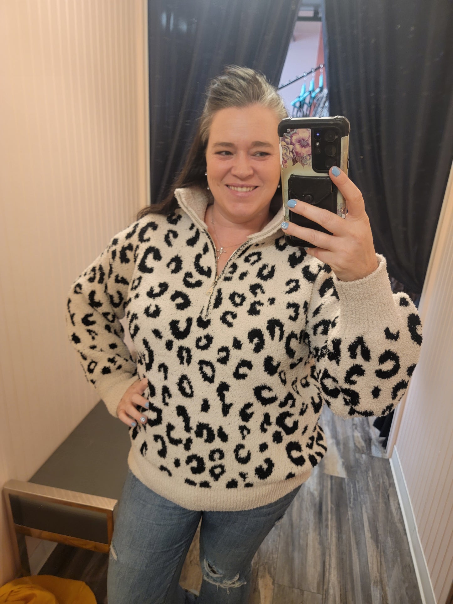 Leopard Pullover