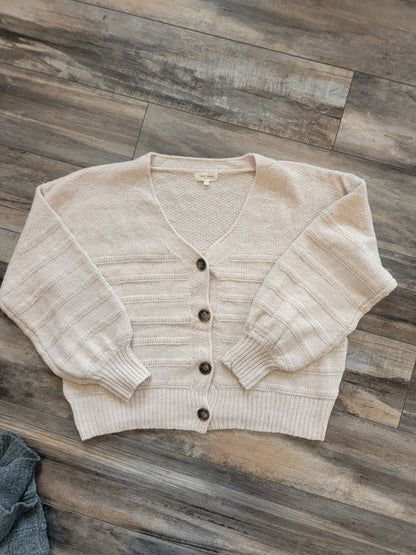 Knit Button Up Cardigan