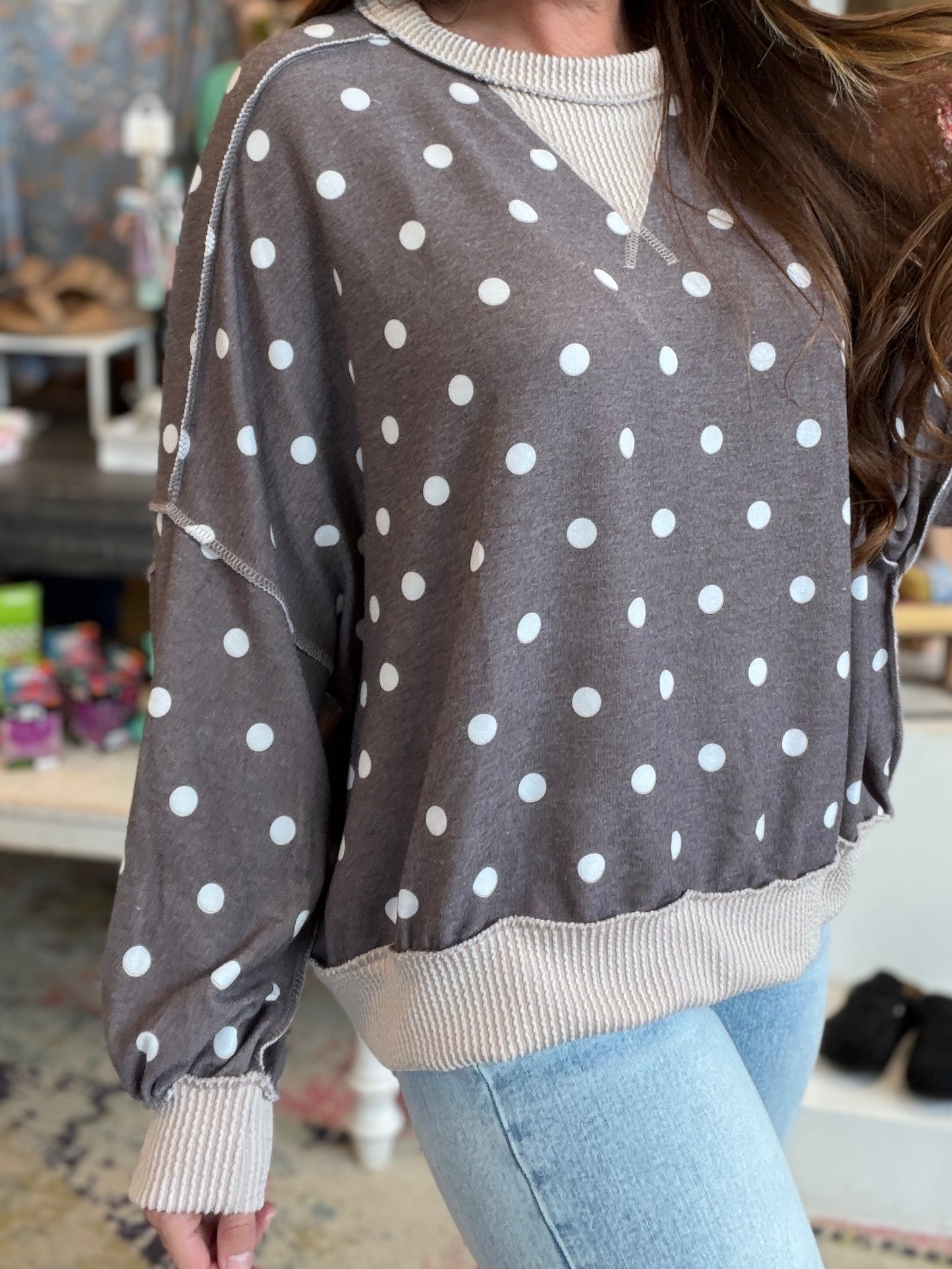 Polka Dot Sweater