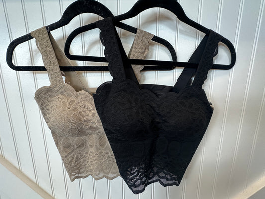 Scallop Edge Lace Bralette