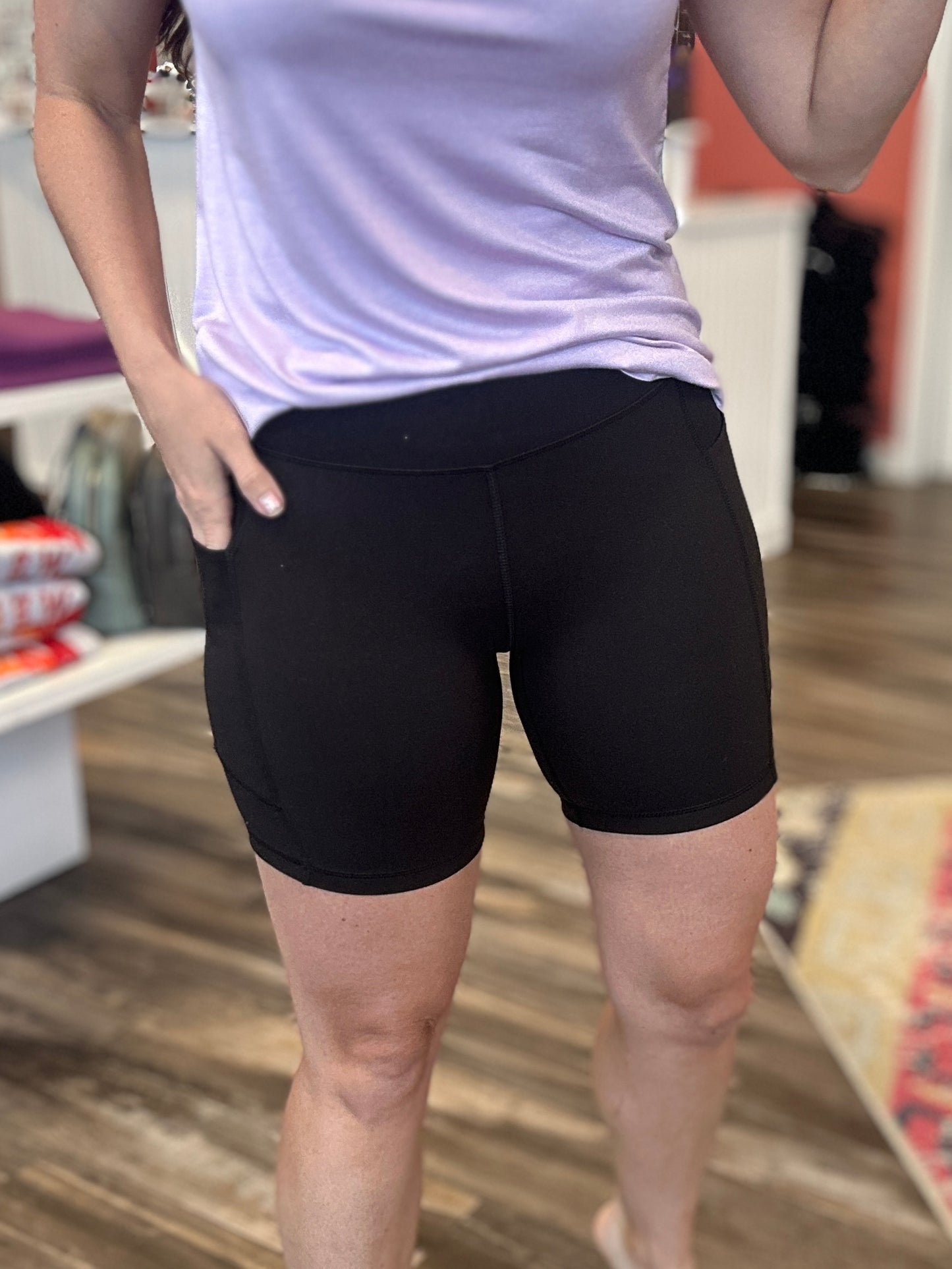 Black Biker Shorts