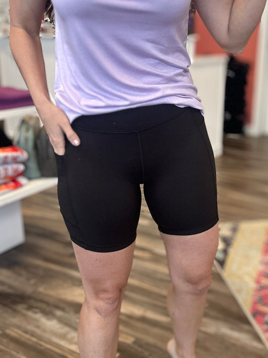 Black Biker Shorts