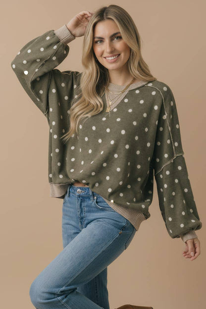 Polka Dot Sweater