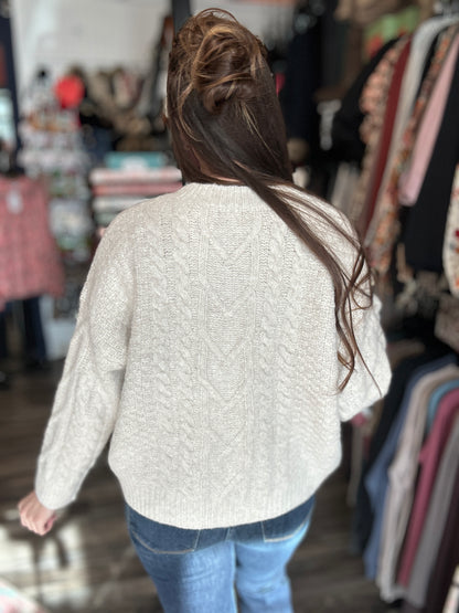 Oatmeal Knit Sweater