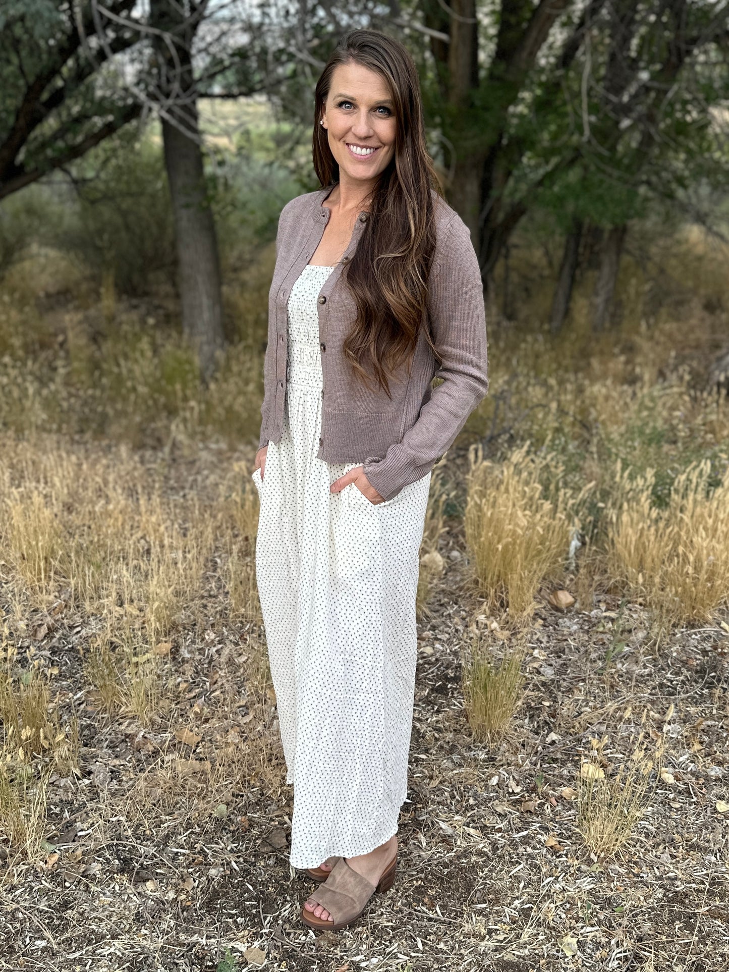 Classic Cut Button Up Cardigan