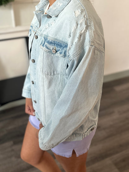 Kancan Oversize Jean Jacket