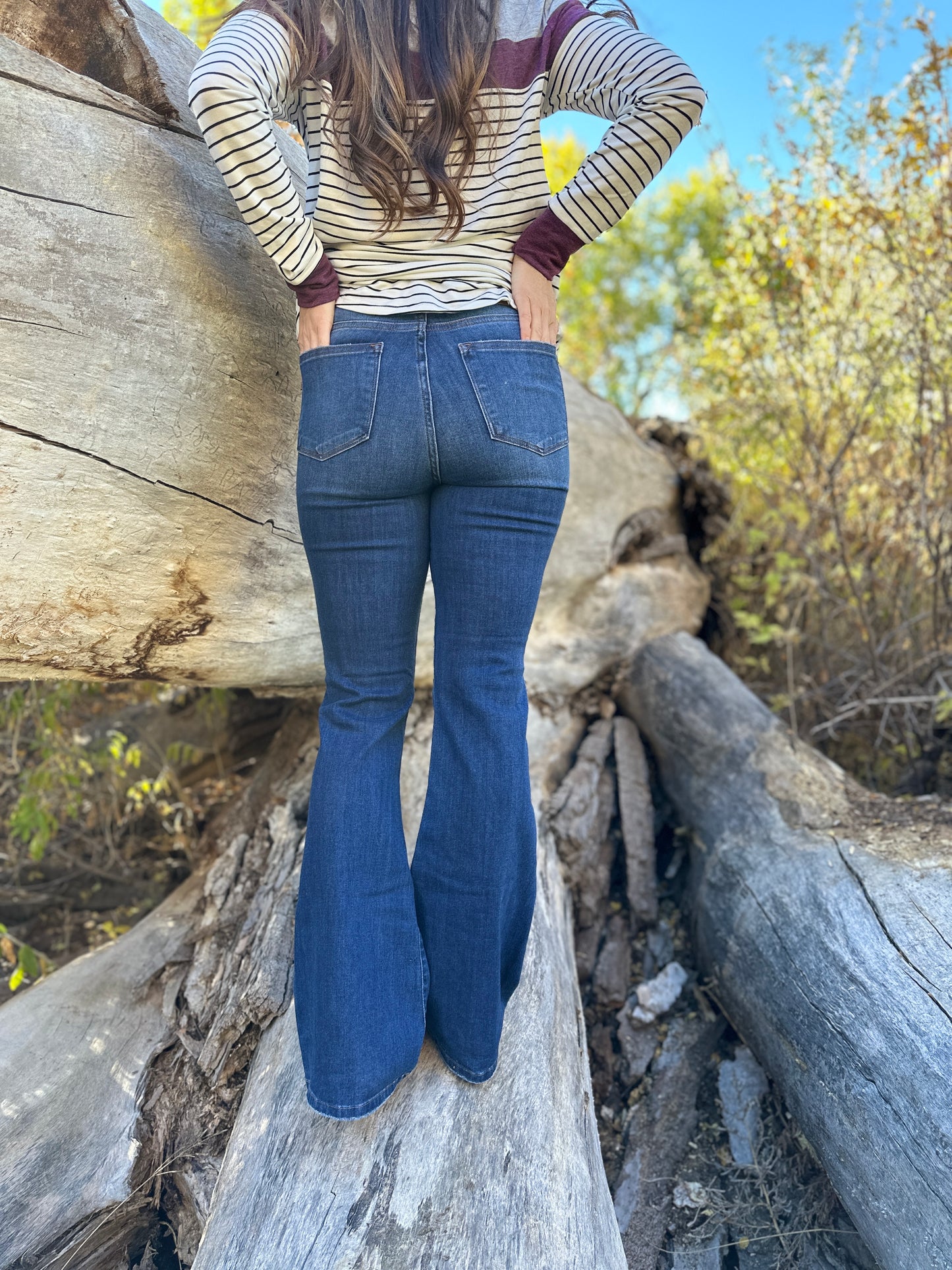 Classic "Steph" Flare Jeans