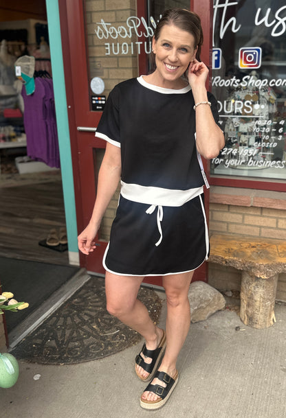 Black and White Suba Set