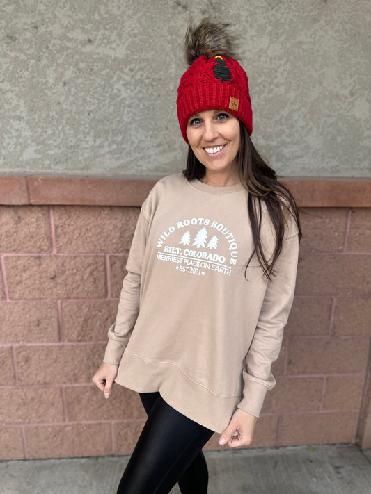 Merriest Place Custom Wild Roots Sweater