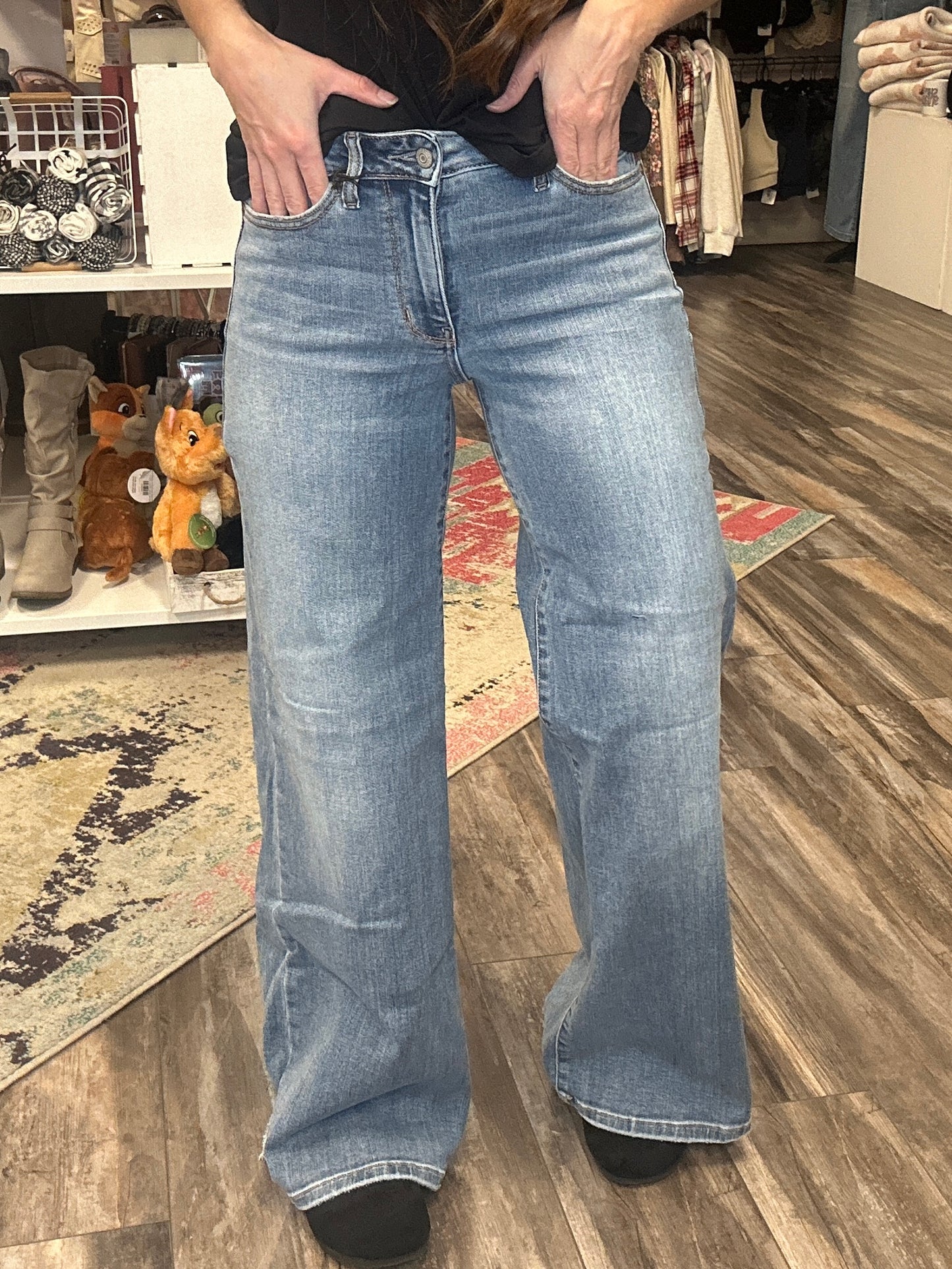 Retro Beth Wide Leg Jeans