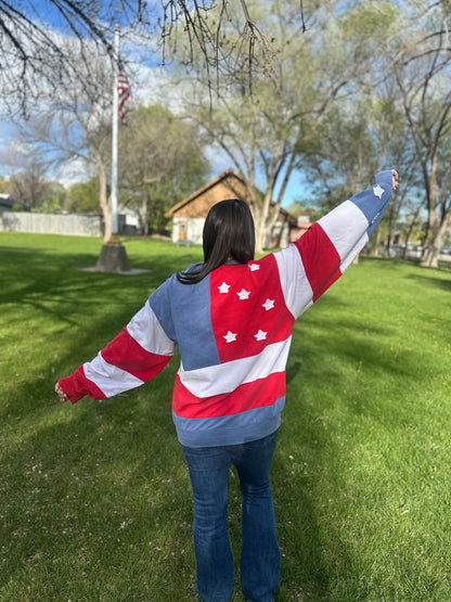 Mineral Wash Americana Sweatshirt
