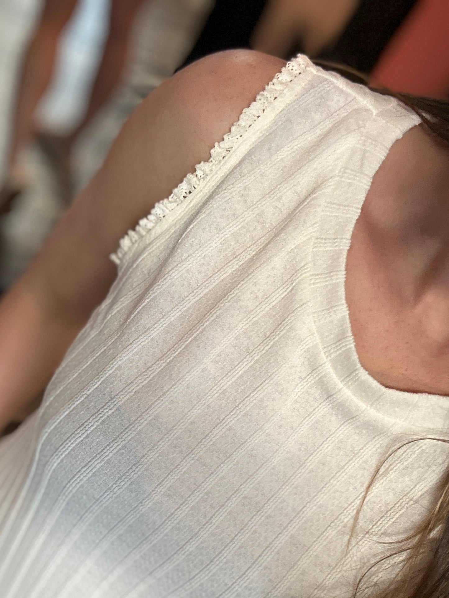 Ruffle Trim Tank