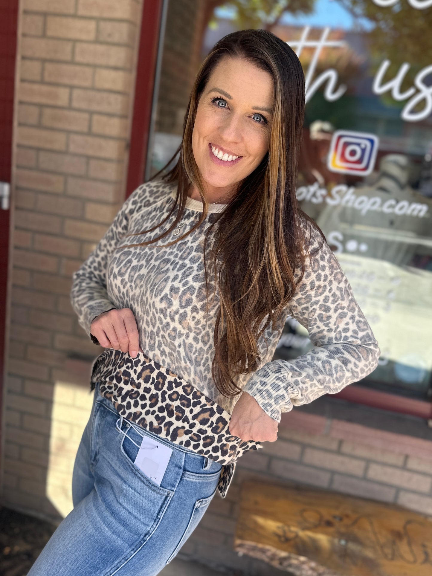 Inside Out Leopard Sweater