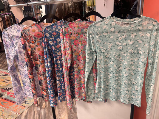 Spring Mesh Tops