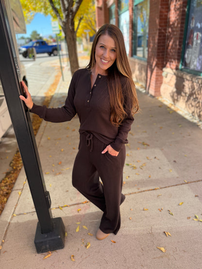 Tana Expresso Waffle Knit Long Sleeve